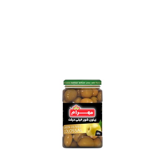 Mahram | Ex. Large Green Olive Salted – (700Gr)