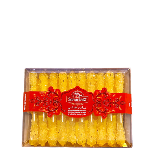 Saharkhiz | Saffron Rockcandy  sticks – (20ct)